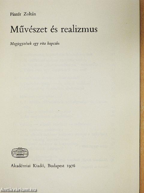 Művészet és realizmus