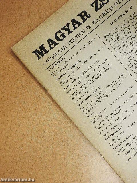 Magyar Zsidó 1987/1.