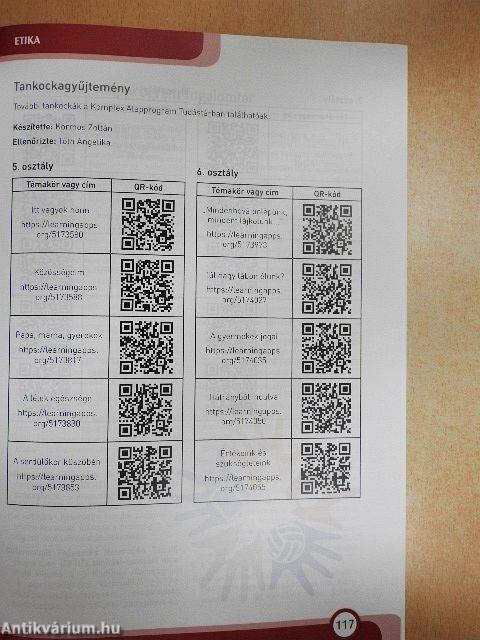Felsős tanári kézikönyv az etika tantárgy tanításához