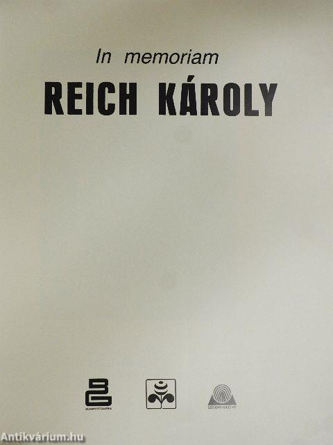 In memoriam Reich Károly