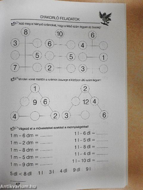 Gyakorol6ó feladatok matematikából 1.