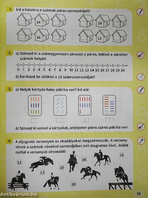Matematika munkafüzet 1/II.
