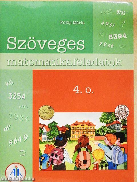 Szöveges matematikafeladatok 4.
