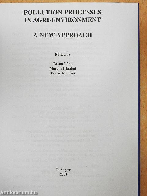 Pollution Processes in Agri-Environment