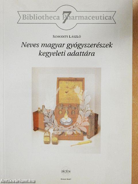 Neves magyar gyógyszerészek kegyeleti adattára