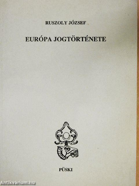 Európa jogtörténete