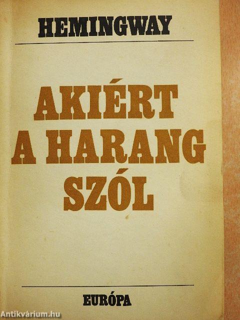 Akiért a harang szól