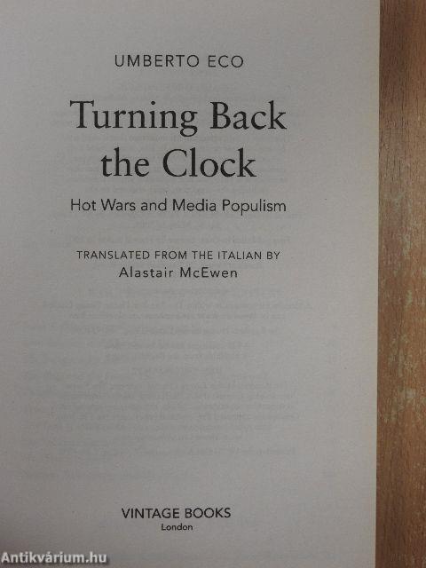 Turning Back the Clock