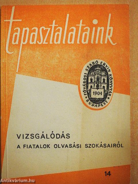 Vizsgálódás a fiatalok olvasási szokásairól