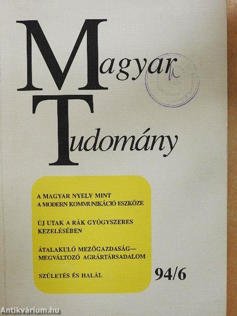 Magyar Tudomány 1994. június