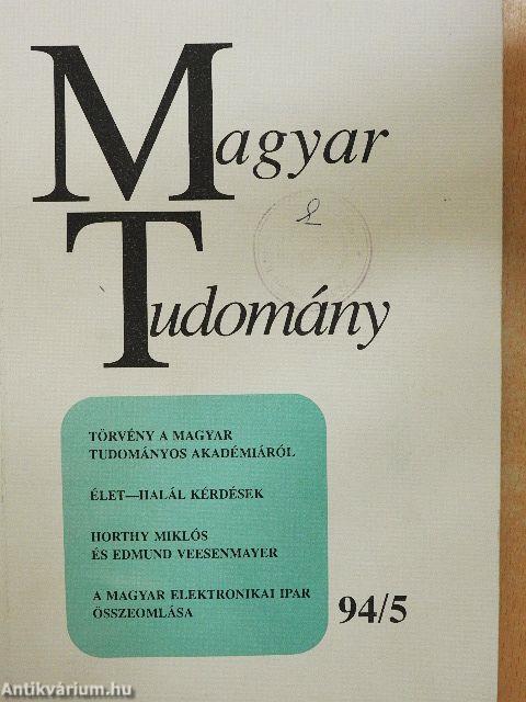 Magyar Tudomány 1994. május