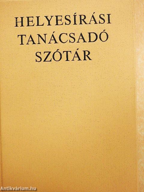 Helyesírási tanácsadó szótár