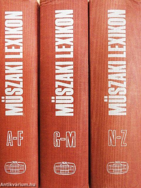 Műszaki lexikon 1-3.