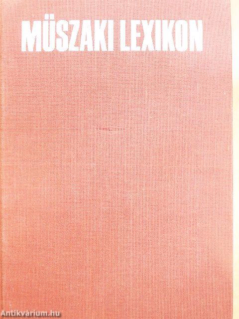 Műszaki lexikon 1-3.