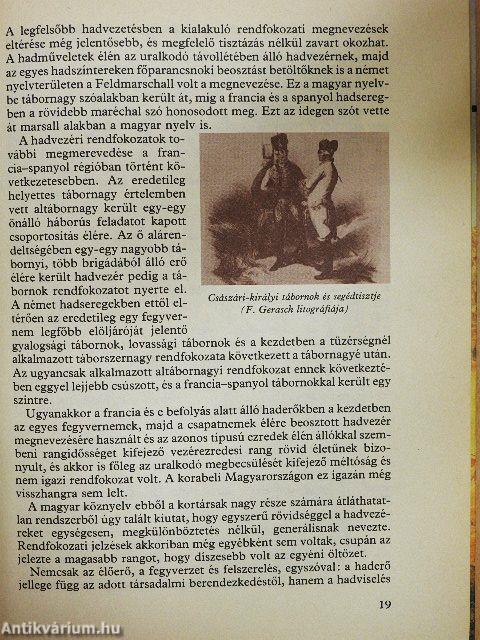 Csaták, hadvezérek, katonák a XVIII. században