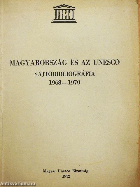 Magyarország és az UNESCO sajtóbibliográfiája 1968-1970