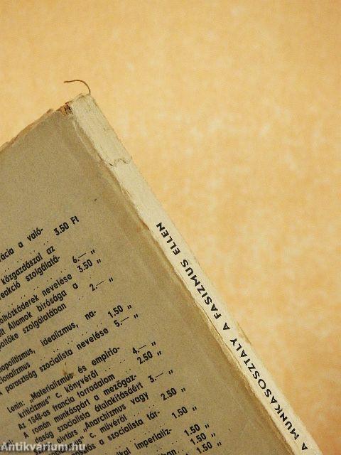 A munkásosztály a fasizmus ellen