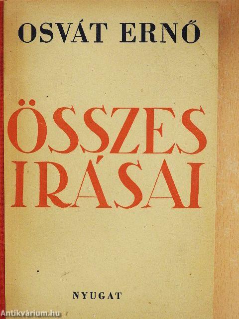 Osvát Ernő összes írásai