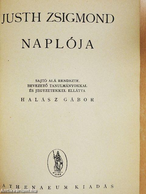 Justh Zsigmond naplója