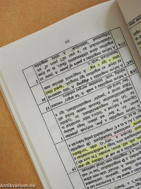 Angol feleletválasztós tesztkönyv