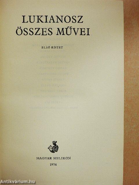 Lukianosz összes művei I-II.