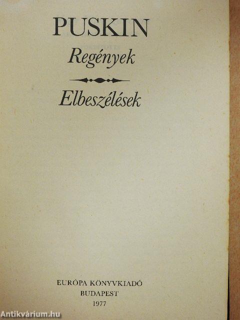 Regények/Elbeszélések