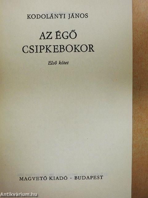 Az égő csipkebokor I-II.