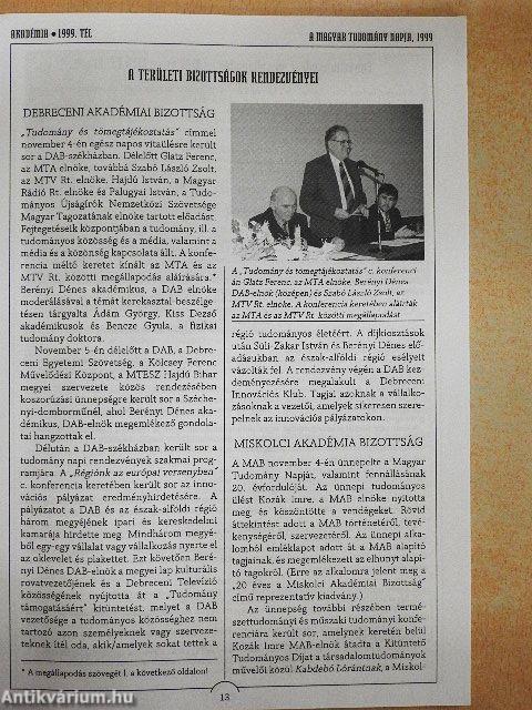 Akadémia 1999. tél