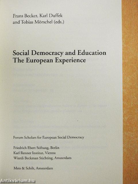Social Democracy and Education - The European Experience