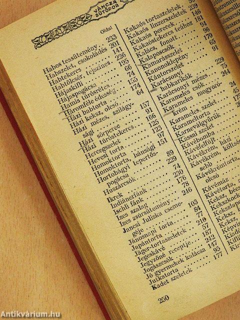 A mi süteményeskönyvünk