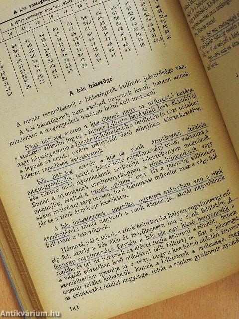 Furnér és enyvezettlemez gyártás I.