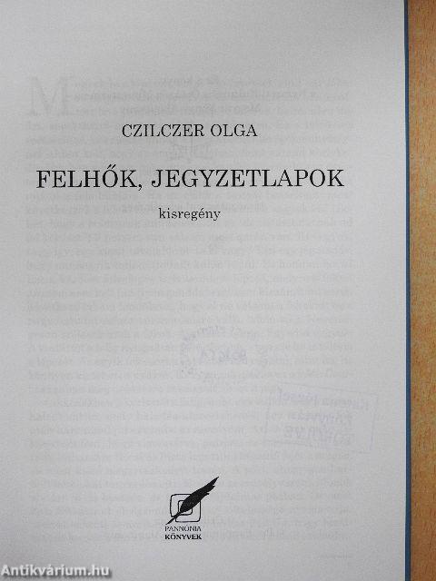 Felhők, jegyzetlapok