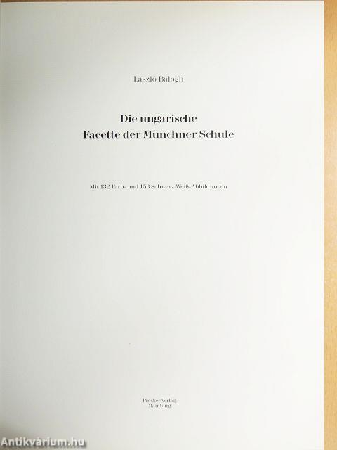 Die ungarische Facette der Münchner Schule