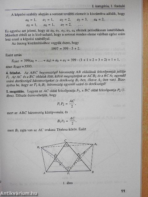 Országos Középiskolai Tanulmányi Verseny matematikából és Arany Dániel Matematikai Tanulóverseny 1997/98. tanév