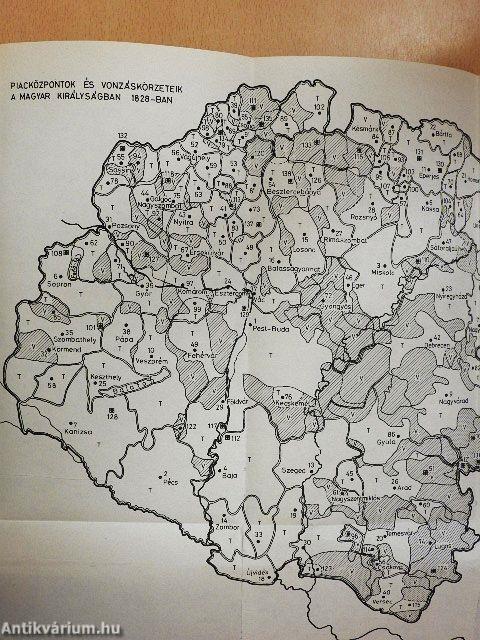 Piackörzetek, piacközpontok és városok Magyarországon 1828-ban