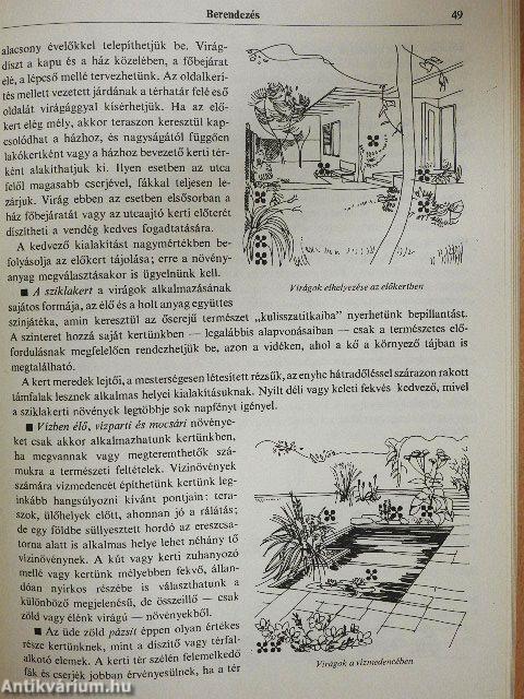 Virágoskert, pihenőkert