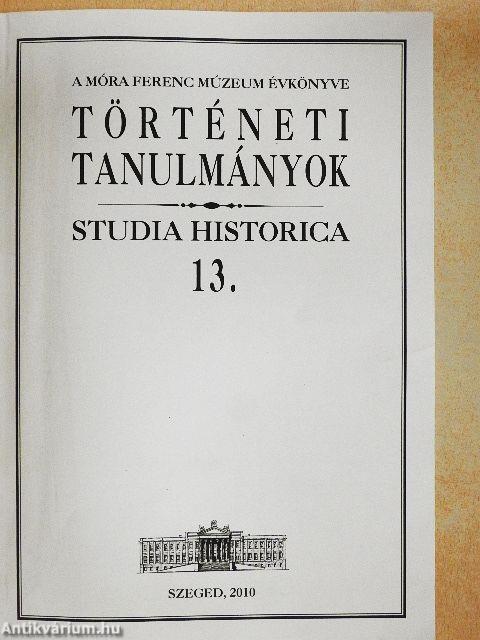Történeti tanulmányok 13.