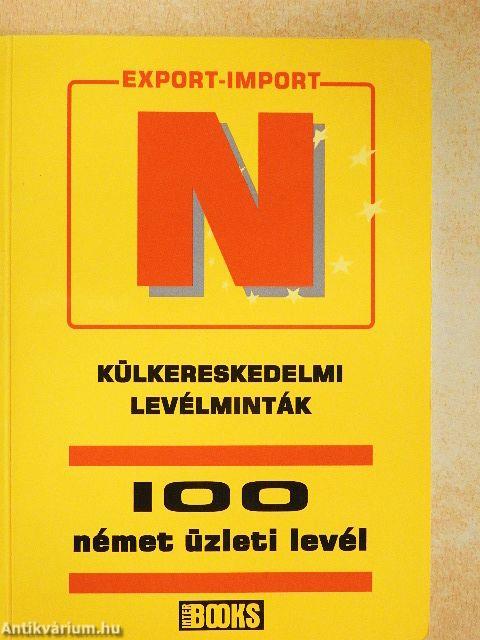 100 német üzleti levél