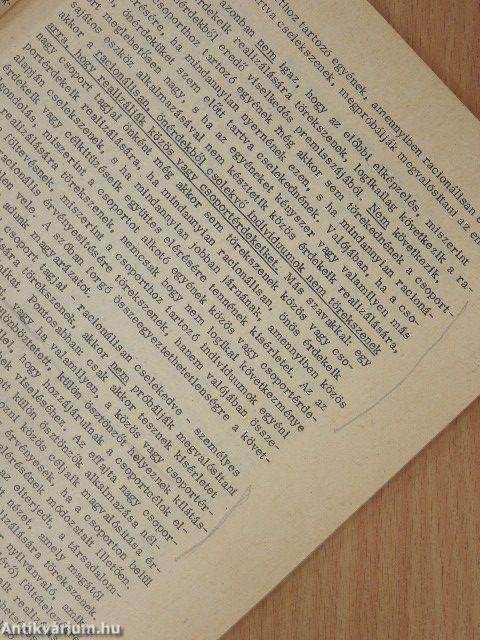 A kollektív cselekvés logikája