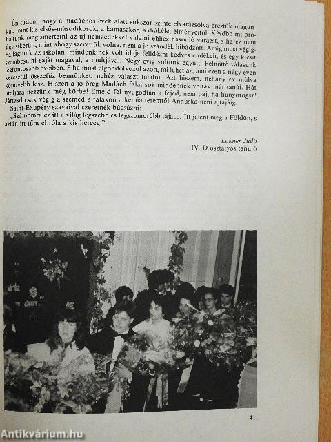 A Madách Imre Gimnázium Évkönyve 1986-87