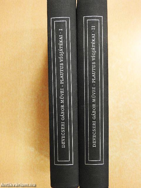 Plautus vígjátékai I-II.