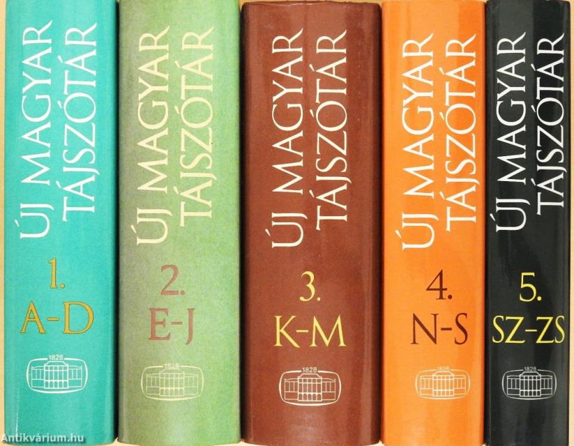 Új magyar tájszótár 1-5. 