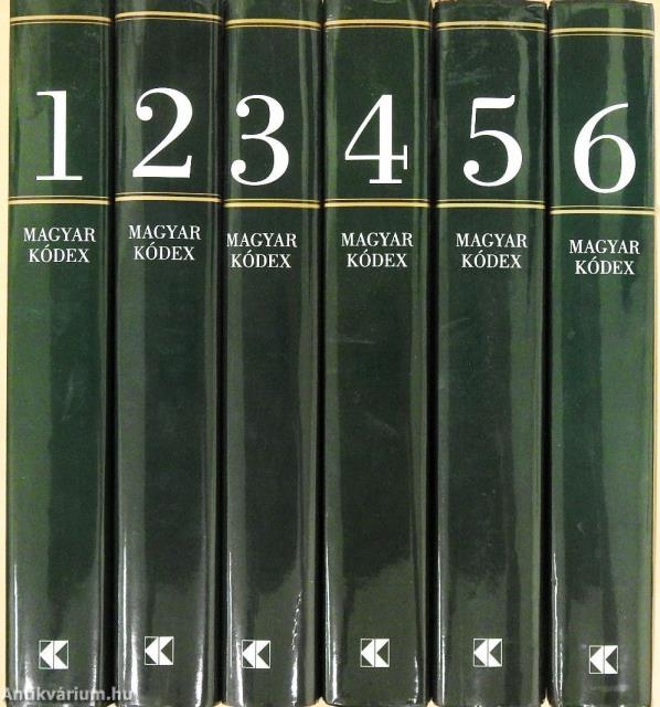 Magyar kódex 1-6.