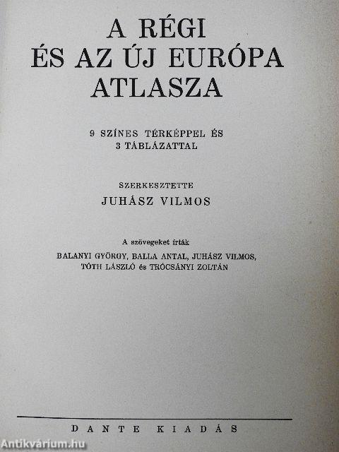 A régi és az új Európa atlasza