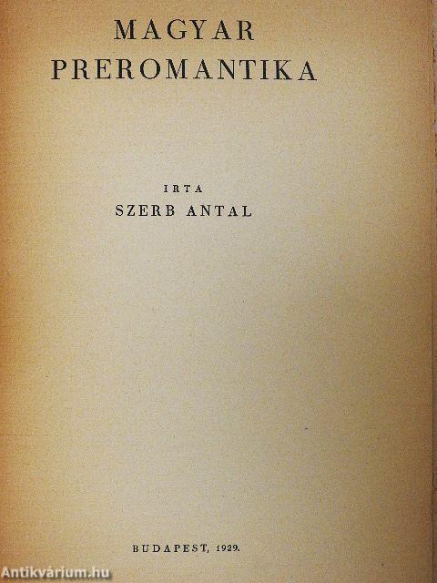 Magyar Preromantika