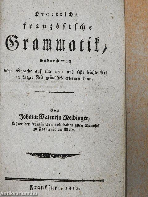 Practische französische Grammatik (gótbetűs)