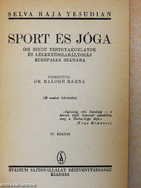 Sport és jóga