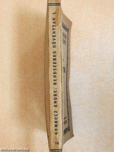 Rendszeres növénytan I.