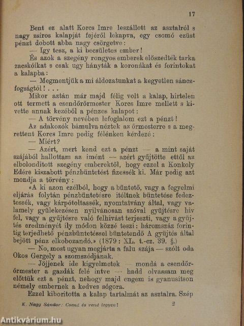 Csend és rend legyen