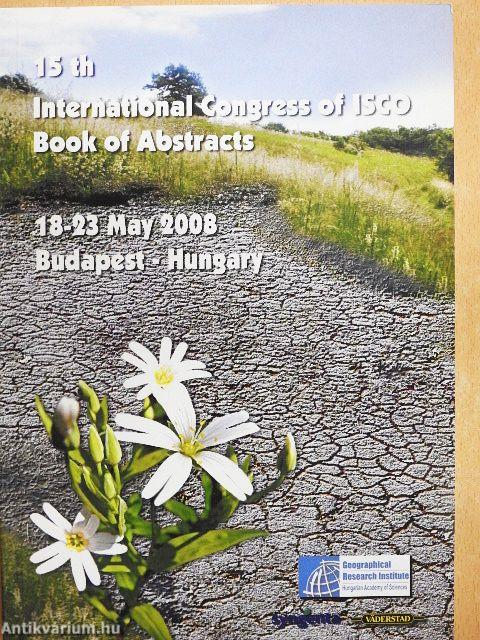15th International Congress of ISCO - Book of Abstracts